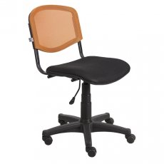 Кресло ISO Net чёрное без подлокотников