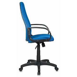 Кресло руководителя Бюрократ CH-808AXSN ткань синяя