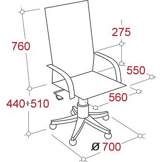 Компьютерное кресло EasyChair CS-861E/CH-6