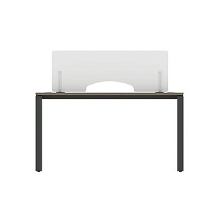 Надставка на стол с вырезом, акрил, выс. 400мм Riva EP.ANS-110-40V